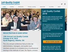 Tablet Screenshot of labqualityconfab.com